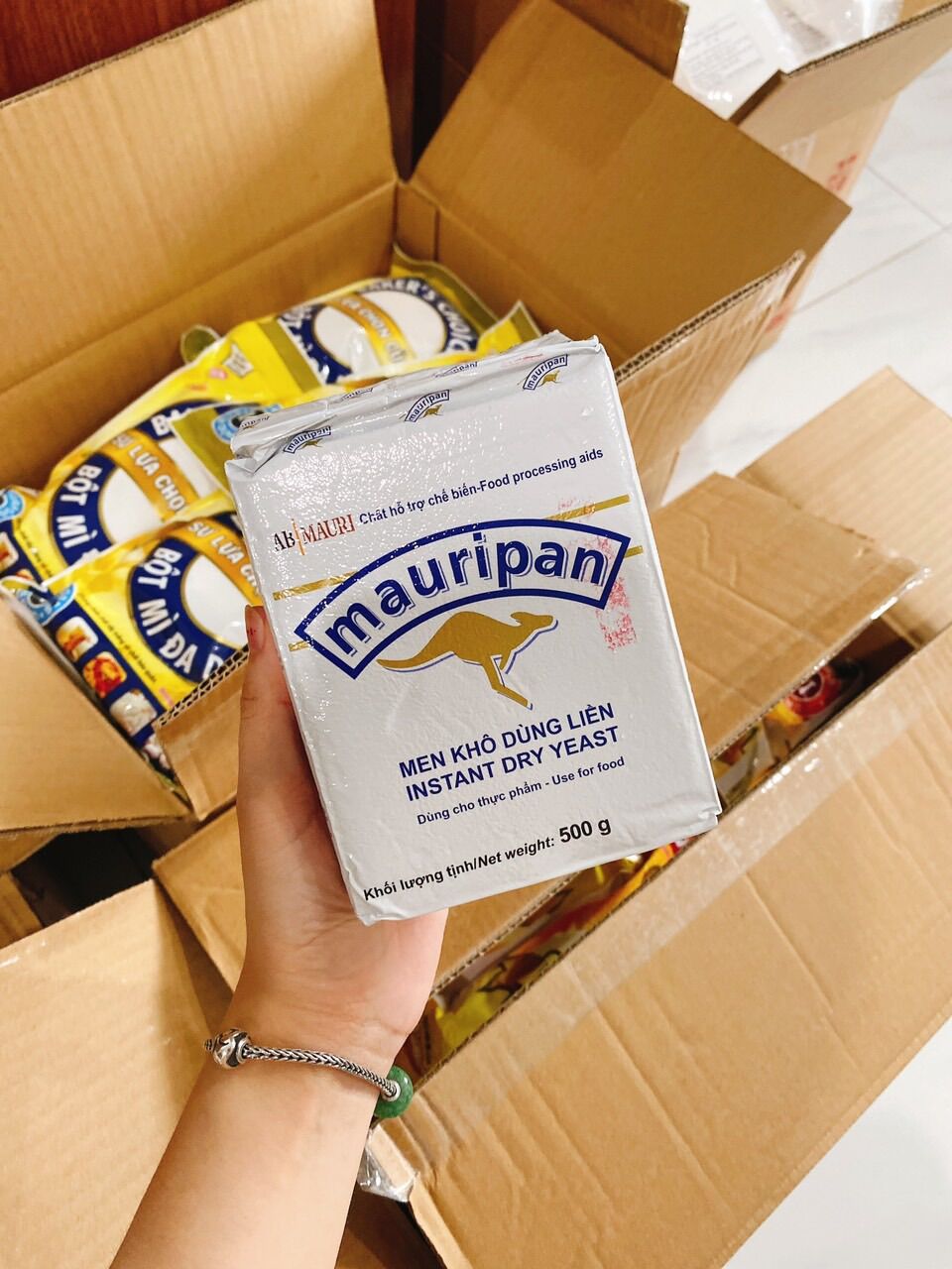 Men khô ngọt mauripan 500g