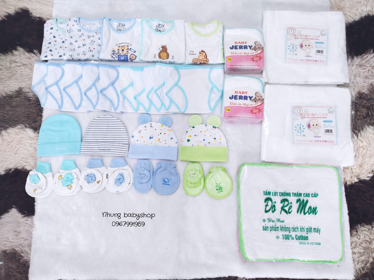 Mới _ combo đồ sơ sinh cho bé cực chất