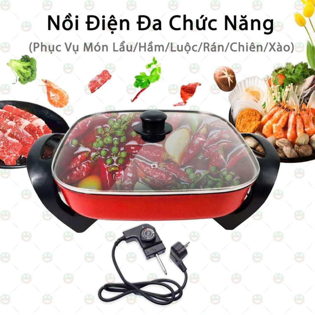 Nồi lẩu điện nồi nấu đa năng 5 lít 32cm 1360w