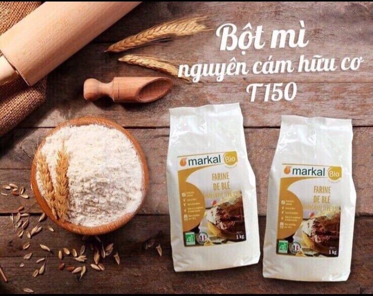 Bột mì nguyên cám hữu cơ markal - date 7/2022