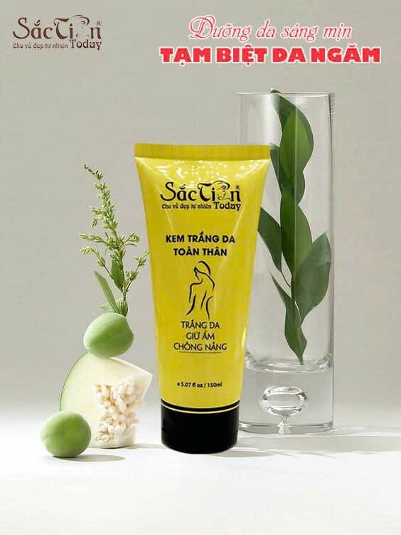 kem body trắng da sắc tiên today 150ml
