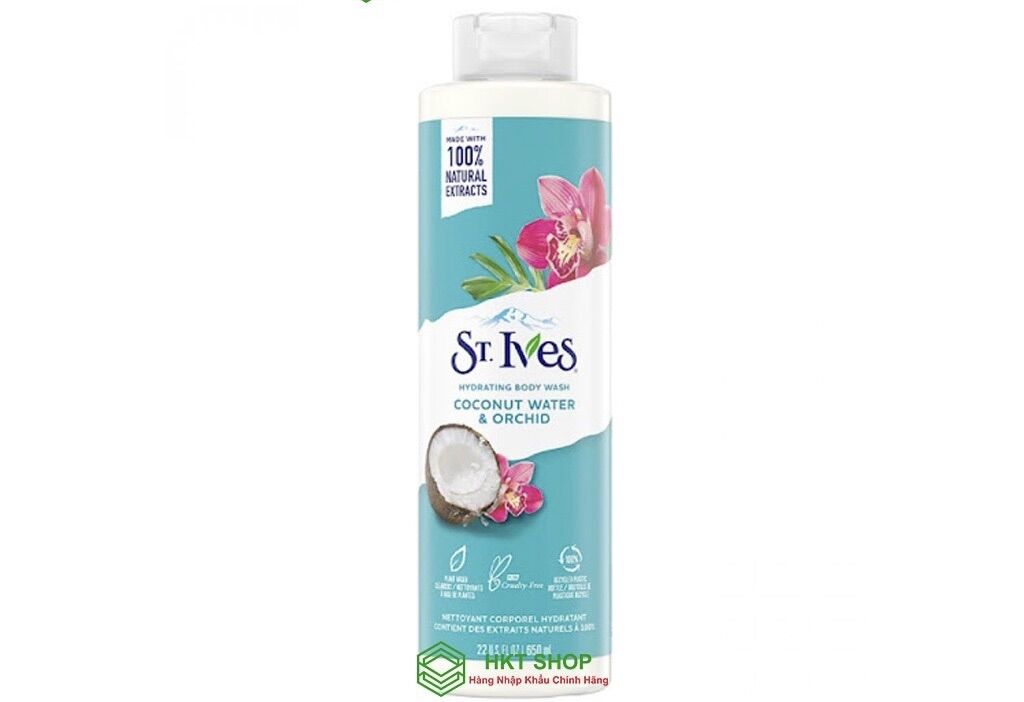[USA] Sữa tắm tẩy tế bào chết St. Ives 650ml