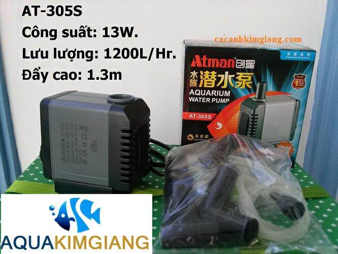 Máy bơm nước bể cá tiết kiệm điện Atman AT 305S
