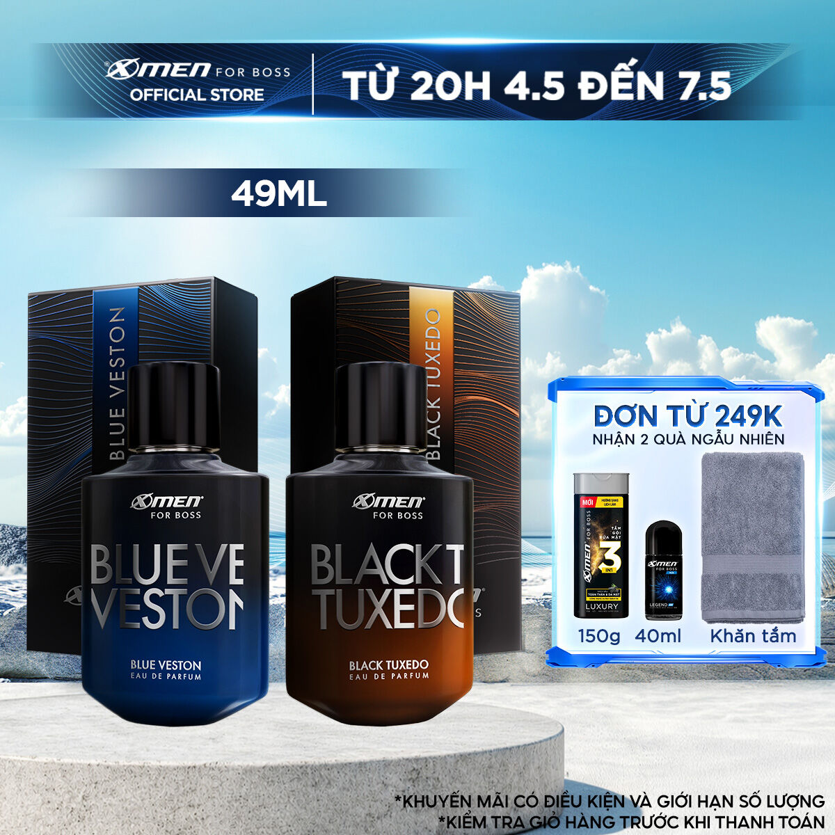 [MỚI RA MẮT] Nước Hoa Nam Cao Cấp EDP X-Men for Boss 49ml-Hương Thơm Thanh Mát Phóng Khoáng Lịch Lãm-Quà Tặng Bạn Trai