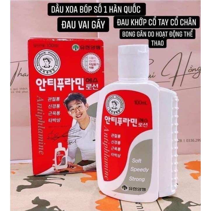 [CHÍNH HÃNG] Dầu nóng Antiphlamine Hàn Quốc 100ml