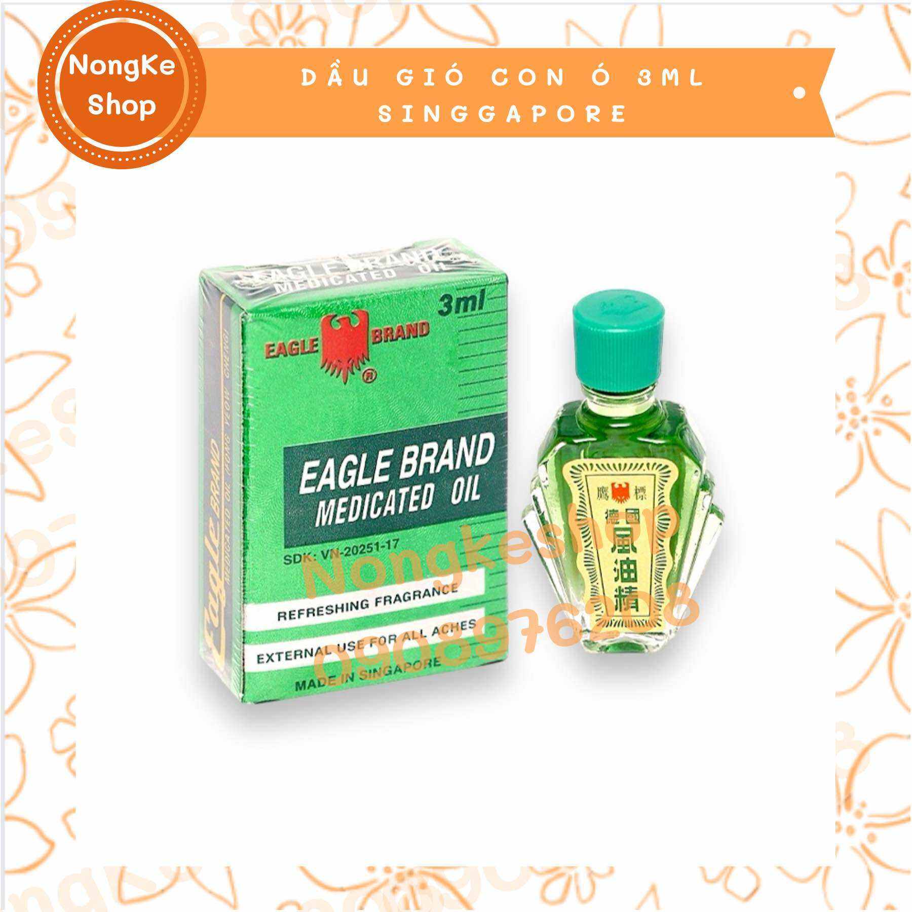 DẦU GIÓ CON Ó 3ML SINGAPORE