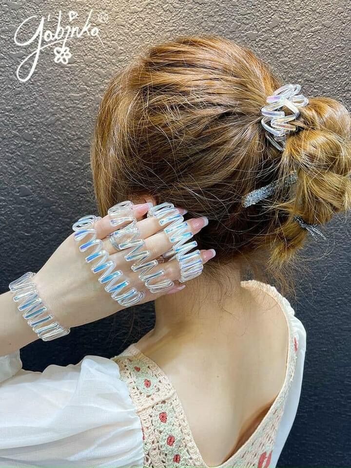 BUỘC TÓC LÒ XO PHẢN QUAN BẢNG TO ĐỘC LẠ