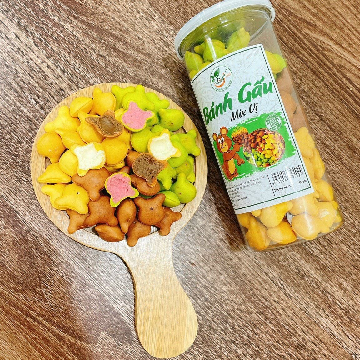 Bánh Gấu mix vị Hũ Pet 420g