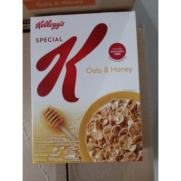 HCMNgũ cốc dinh dưỡng yến mạch và mật ong Kelloggs Special K 385g