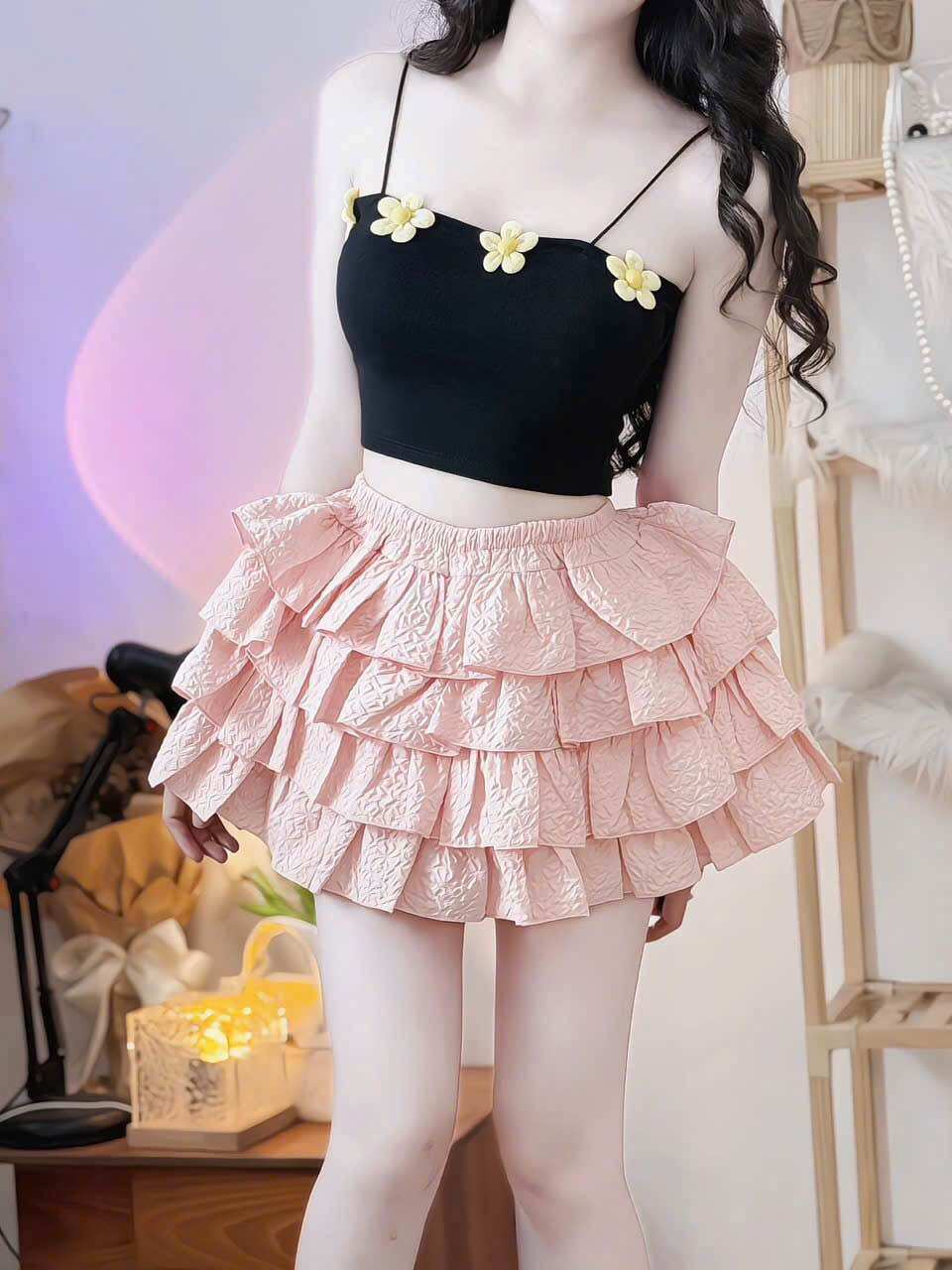 CHÂN VÁY NHIỀU TẦNG