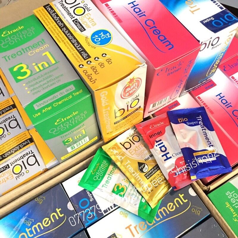 💐Ủ tóc Bio 1 gói 30g siêu mượt Bio Treatment Thái lan