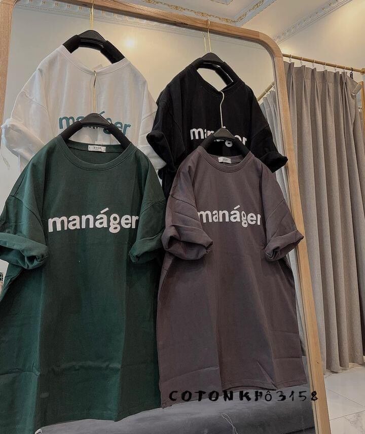 Áo thun cotton khô 3158 - manager