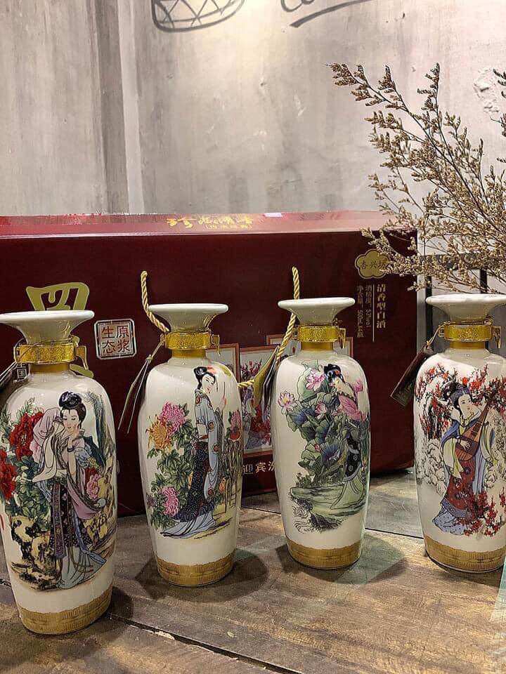 Mao đài tứ đại mỹ nhân 500mlx4bình