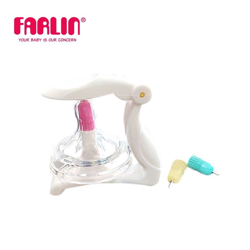 Dụng Cụ Dập Lỗ Núm Ti Bình Sữa Farlin chính hãng
