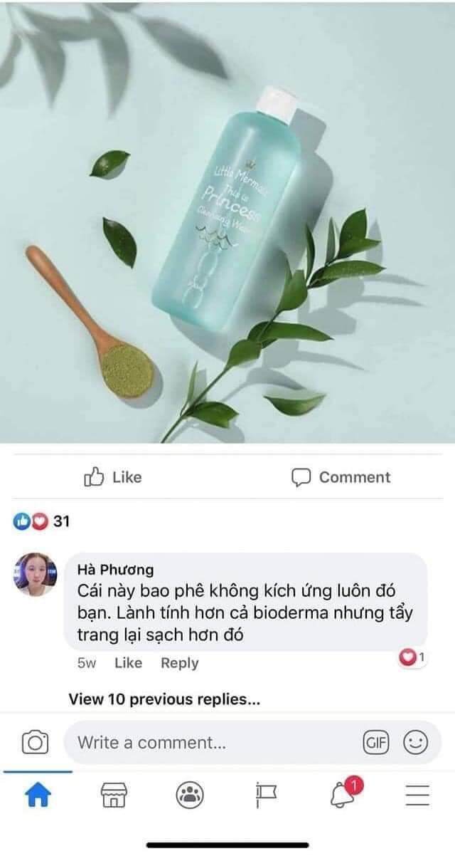 Tẩy trang trà xanh Little