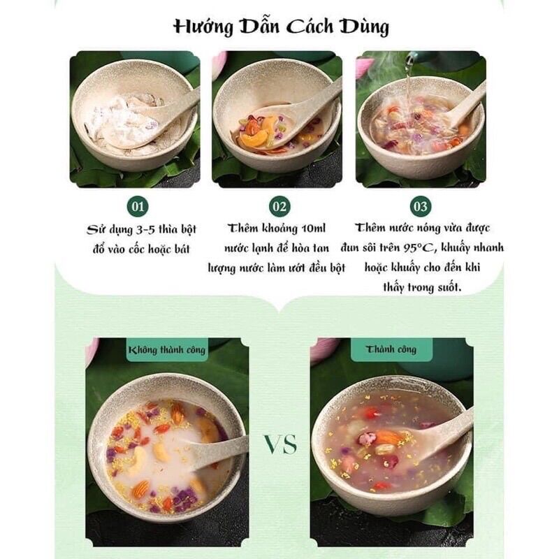 Bột củ sen dưỡng nhan ( 350g) - Lý Tử Thất