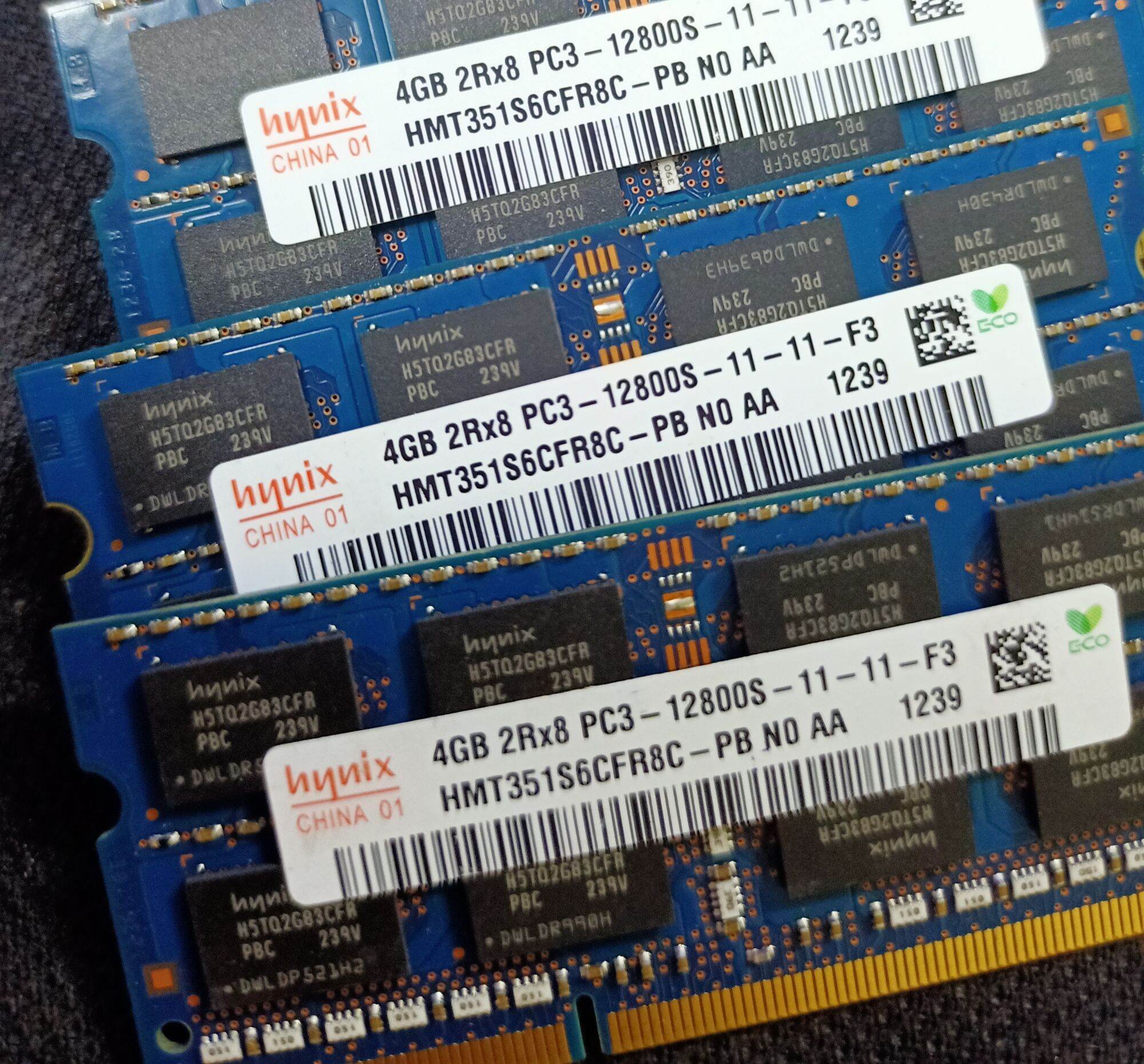 RAM LAPTOP HYNIX 4GB 2RX8 PC3-12800S