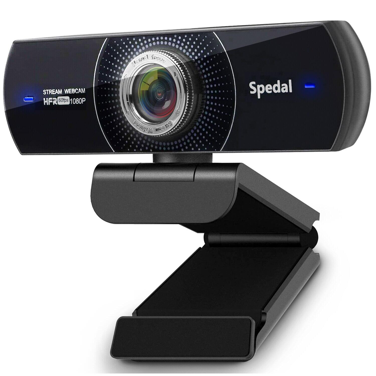 Spedal 934 hd 1080p 60fps usb streaming webcam với microphone cho cuộc họp máy tính web máy ảnh windows mac linux