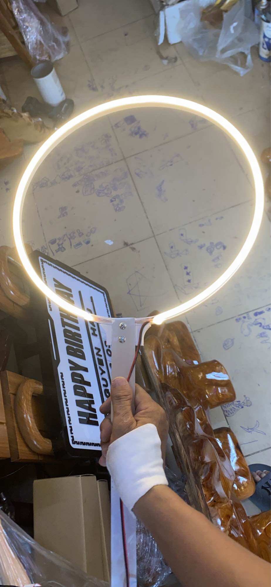 Vòng Hào Quang Led Neon 20cm