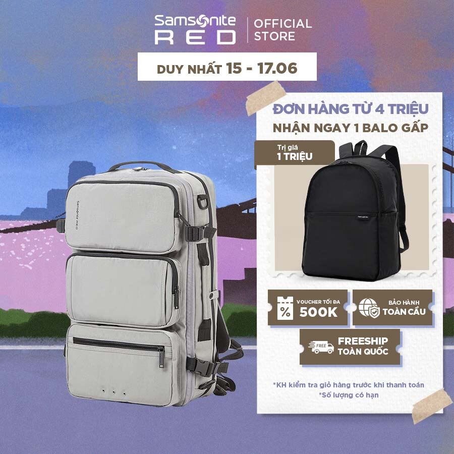 Balo Samsonite Red Marston 3ways Backpack