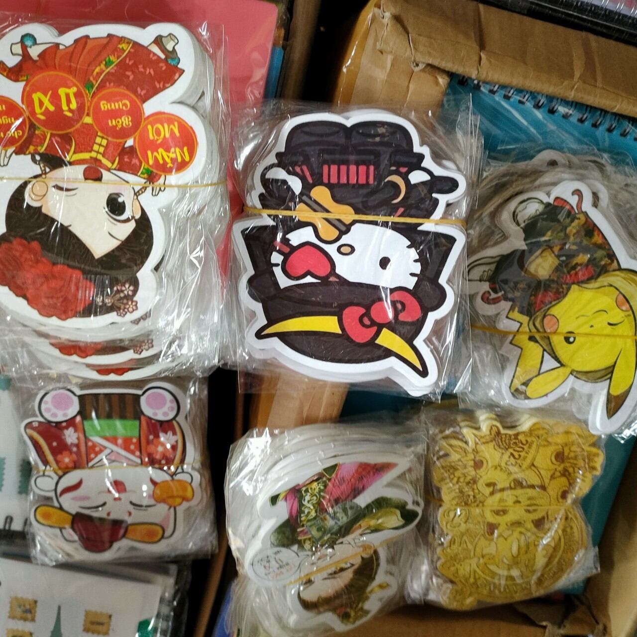 Bao lì xì Chibi hoạt hình 2023 (5 cái/xấp)