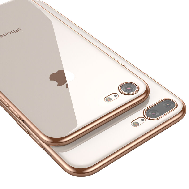 Ốp Điện Thoại Dùng Cho Iphone 8plus Ốp Bảo Vệ iPhone 7 Ốp Mềm Trong Suốt Silicon Nam Nữ Chống Sốc X Siêu Mỏng 6sp