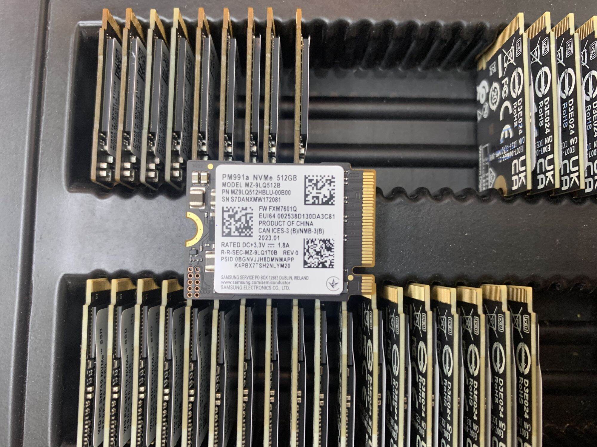 Ổ cứng SSD Samsung M2 2230 PM991a 512GB / 1TB - SSD lắp Surface