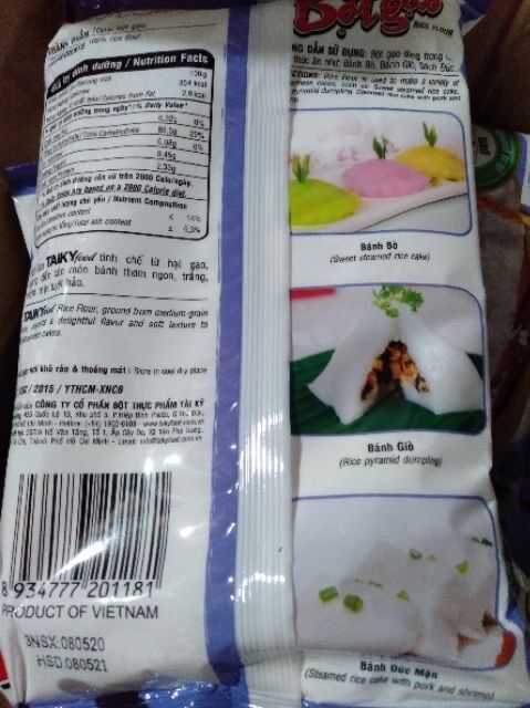 Bột gạo TaiKy 400gam