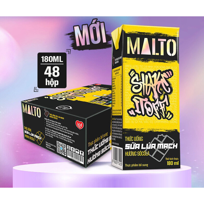 Sữa socola/socola bạc hà MALTO