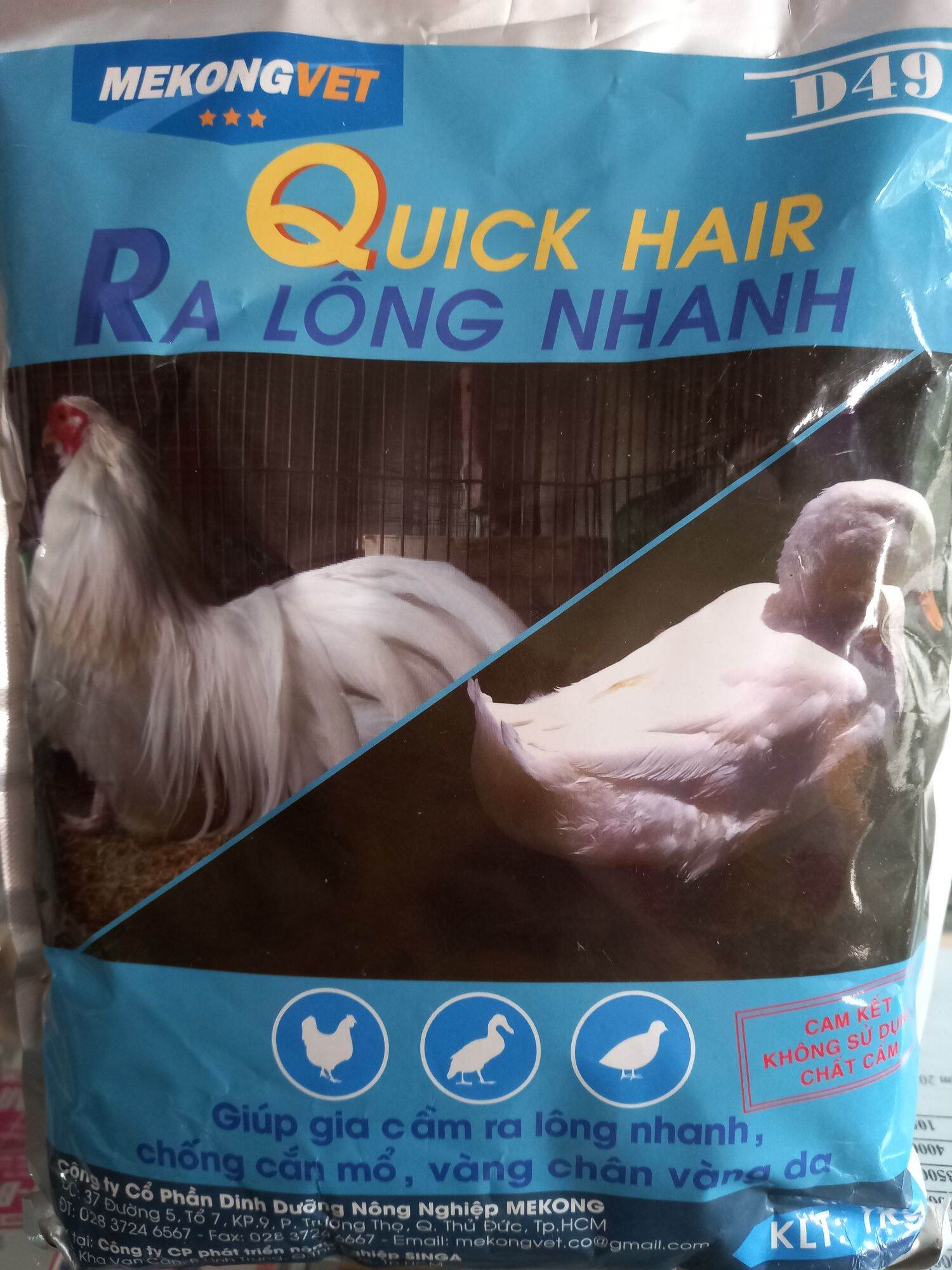 Quick hair 1kg ra lông nhanh