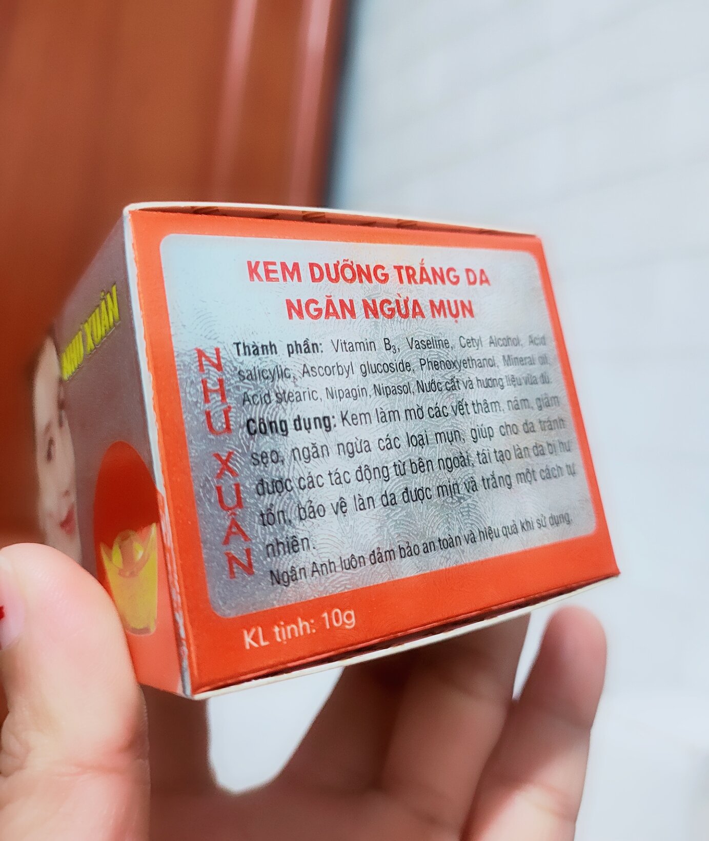 Combo 2 Kem Như Xuân đỏ MỤn trắng da(10gram)