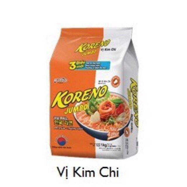 MÌ KORENO HÀN QUỐC BỊCH 1KG(10 gói) vị kim chi