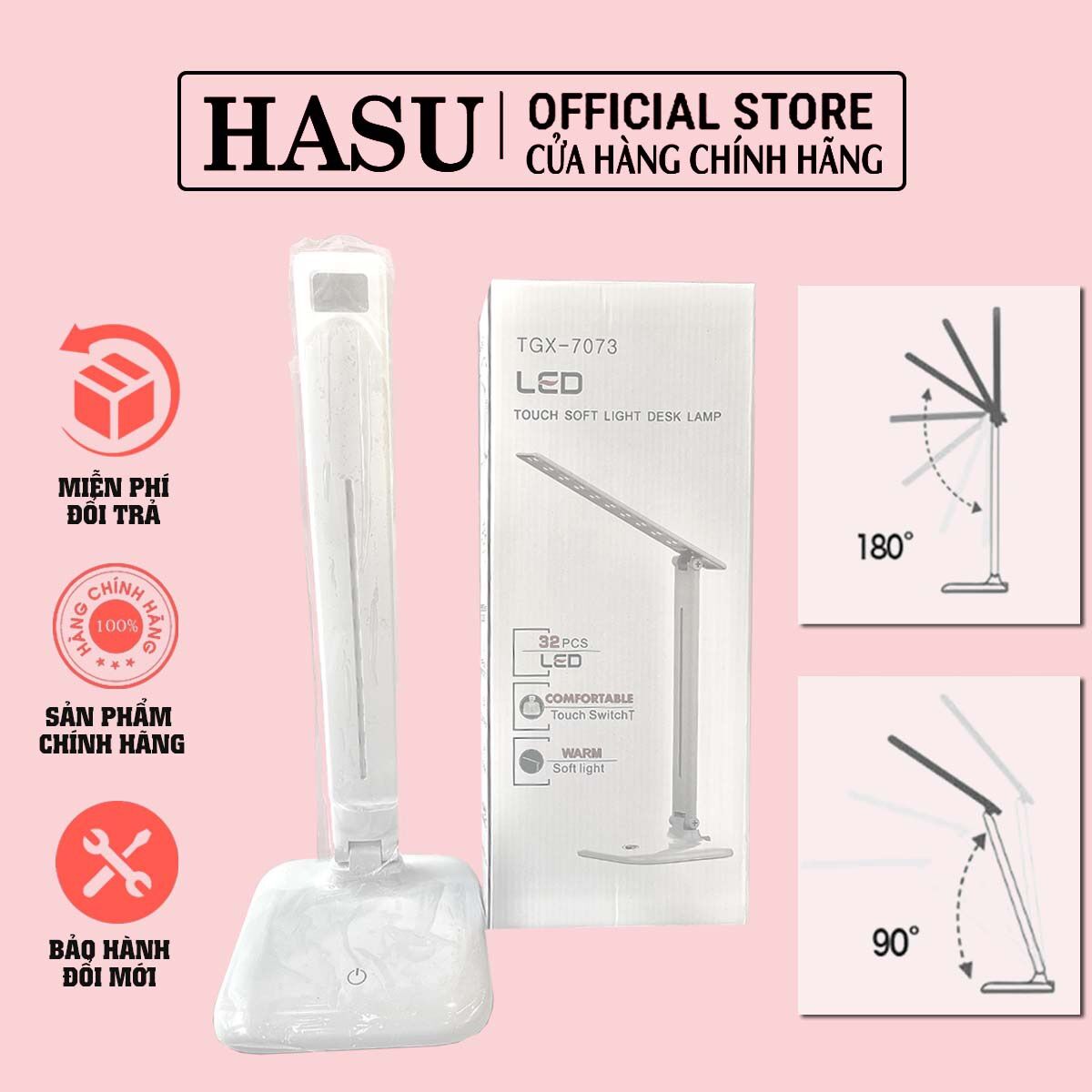Đèn led nối mi 3 chế độ 32 bóng cực sáng - đèn để bàn học - đèn nối mi cắm dây trực tiếp