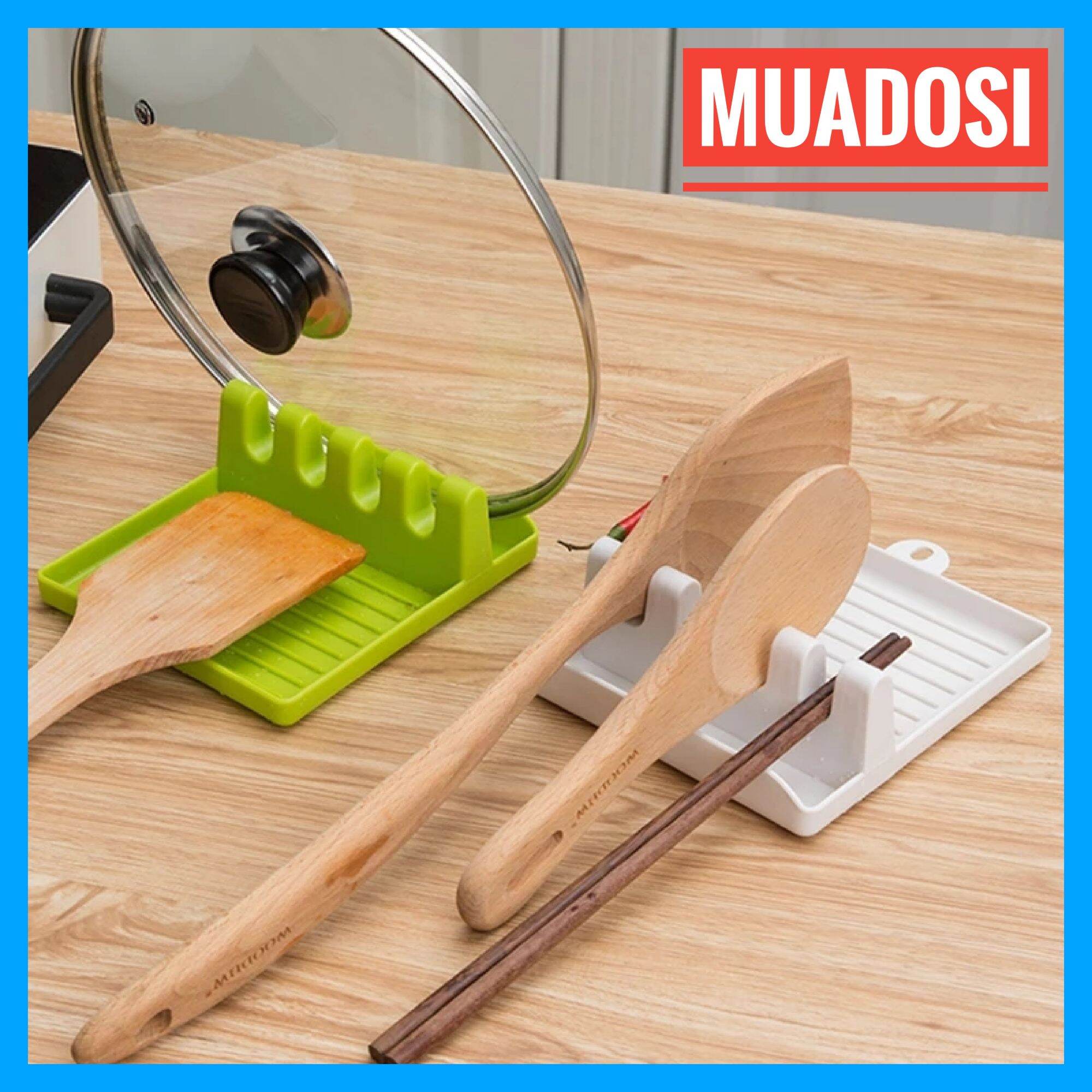 Giá để vá đũa muỗng nắp nồi dụng cụ nhà bếp tiện dụng