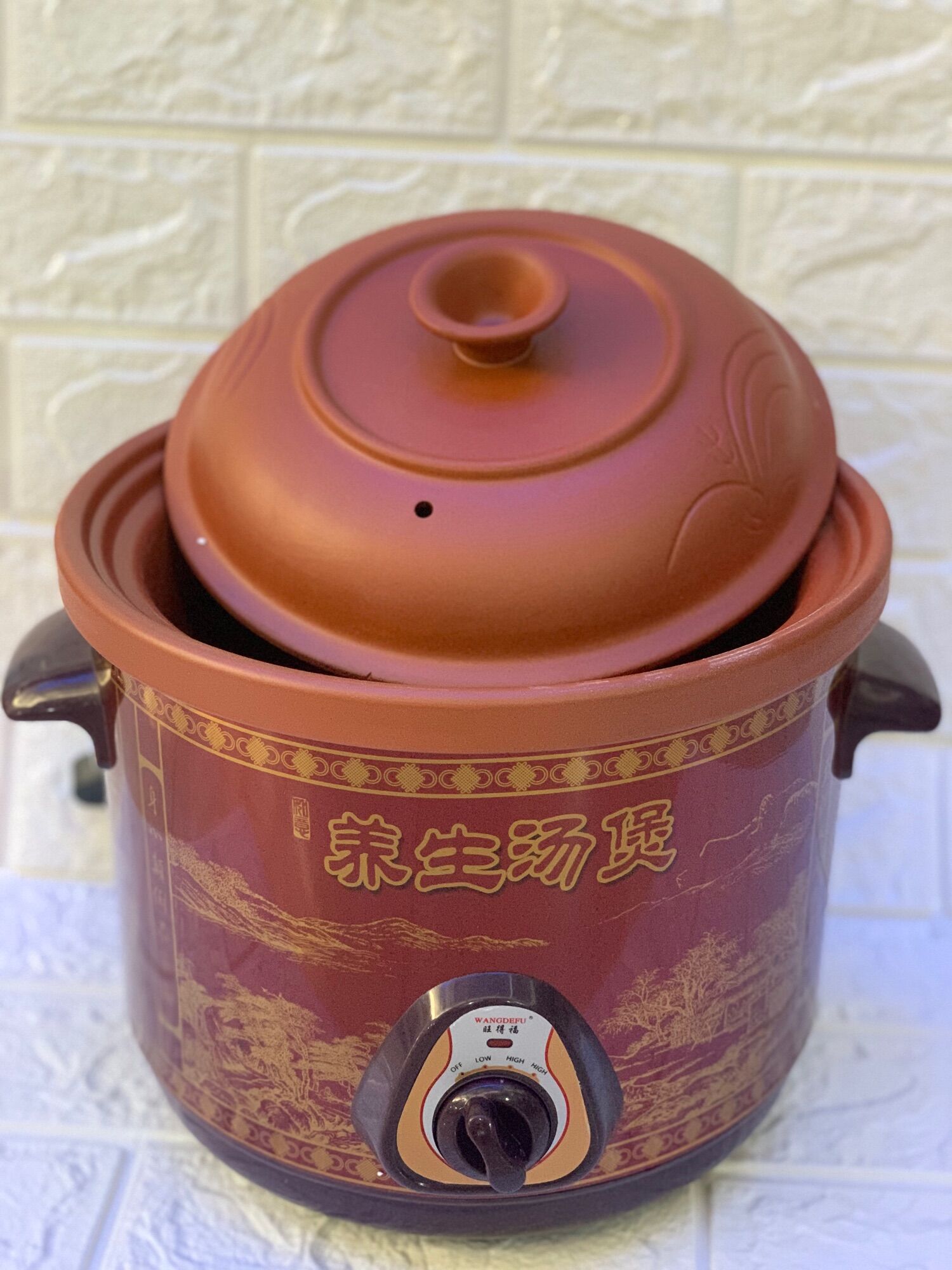 Nồi hầm chậm 4,5lít- nấu cháo, kho cá, tần gà ….