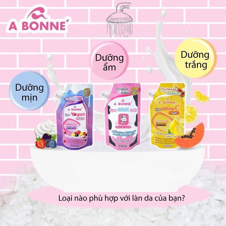 Muối Tắm Tẩy Tế Bào Chết Abonne Chính Hãng Thái Lan