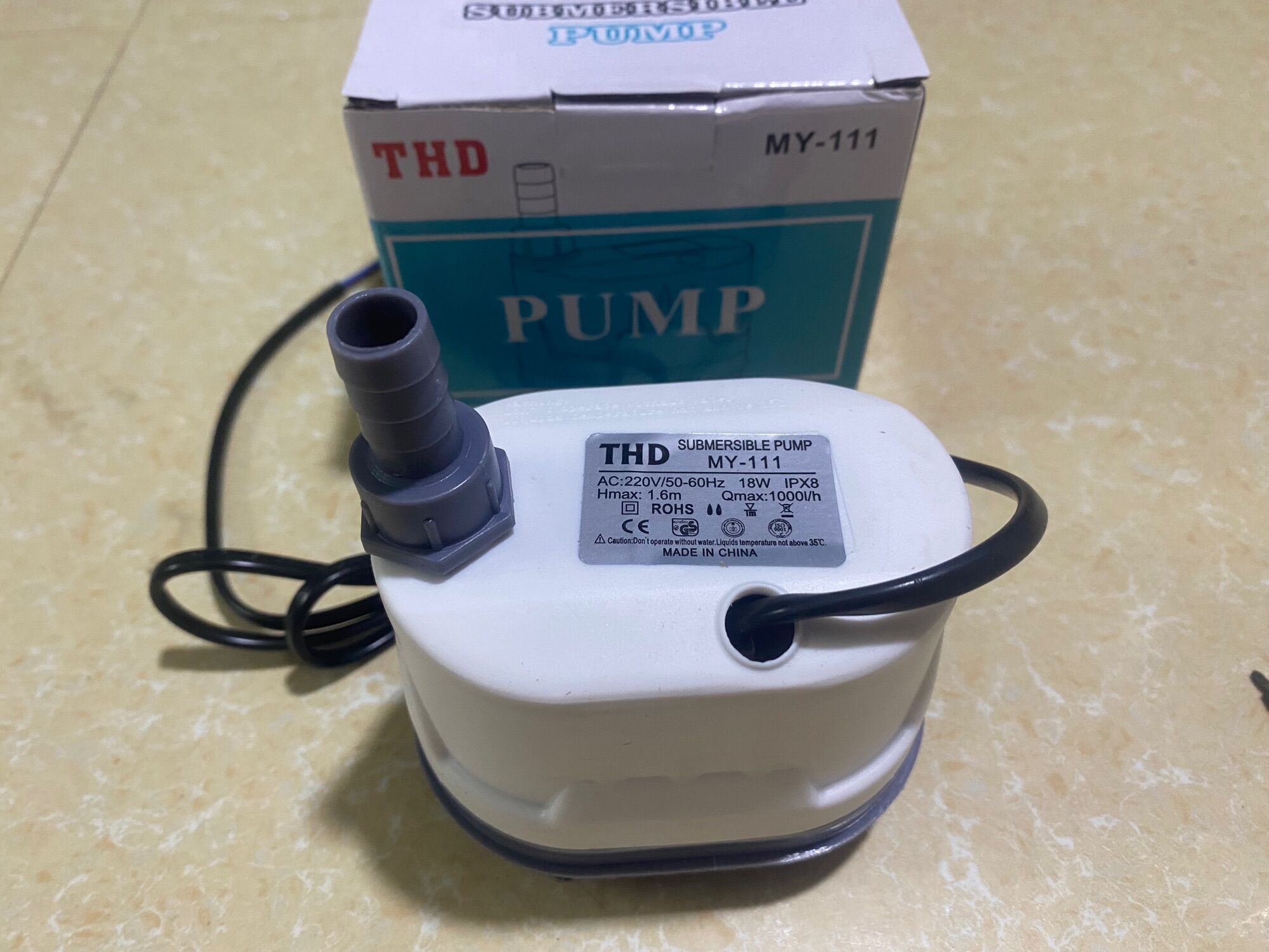 Bơm chìm 18W trong quạt nước quạt điều hoà