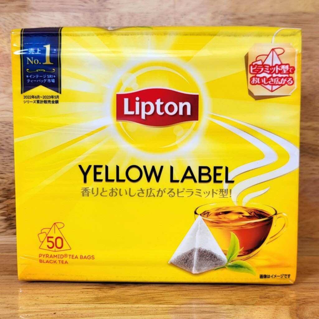 Trà túi lọc Lipton nhãn vàng Nhật Bản