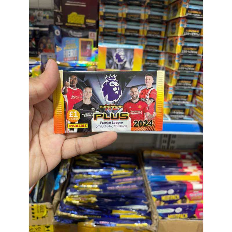 [ Pack Lẻ ] Gói thẻ lẻ Pack thẻ Panini Adrenalyn XL Premier league PLUS mùa 2024 2023/24 ( 6 thẻ )