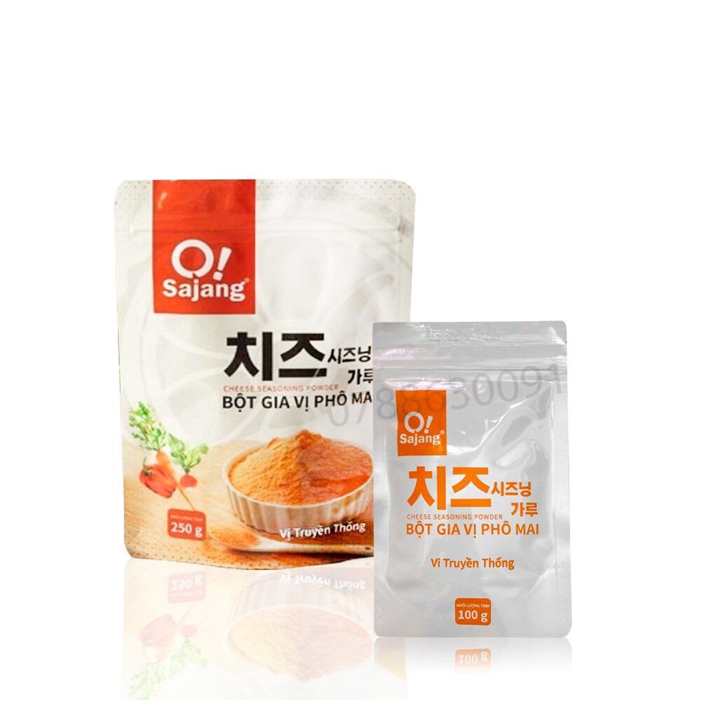Bột phô mai lắc Sajang Hàn Quốc 100g và 250g