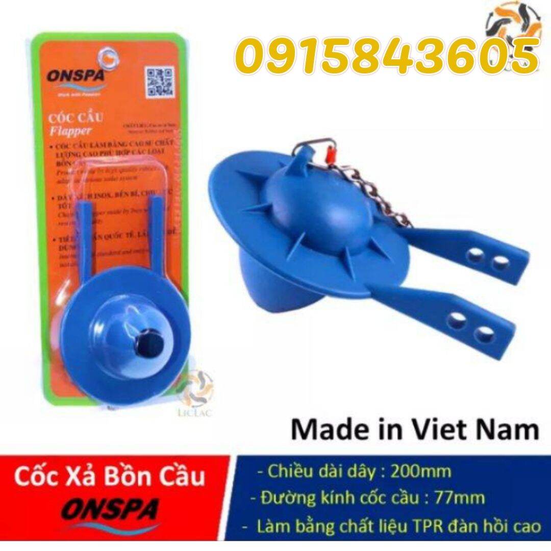 Cóc cầu Onspa cóc két nước bồn cầu