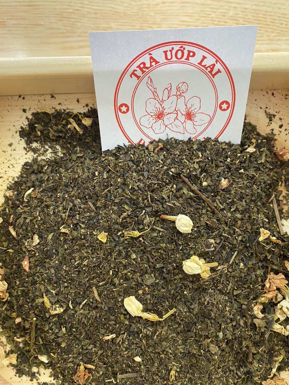 [Hcm]Jasmine Tea Mixed with Shop Ingredients - Tea Bran Mixed with Jasmine 1kg