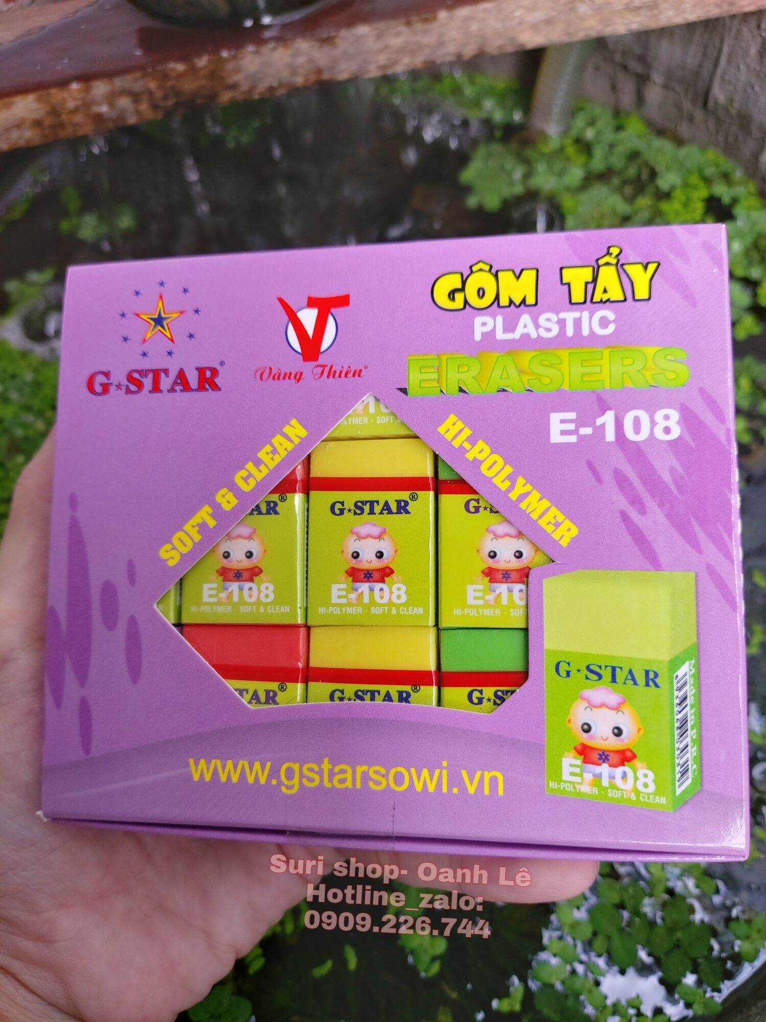 Combo 10 cục gôm tẩy Gstar