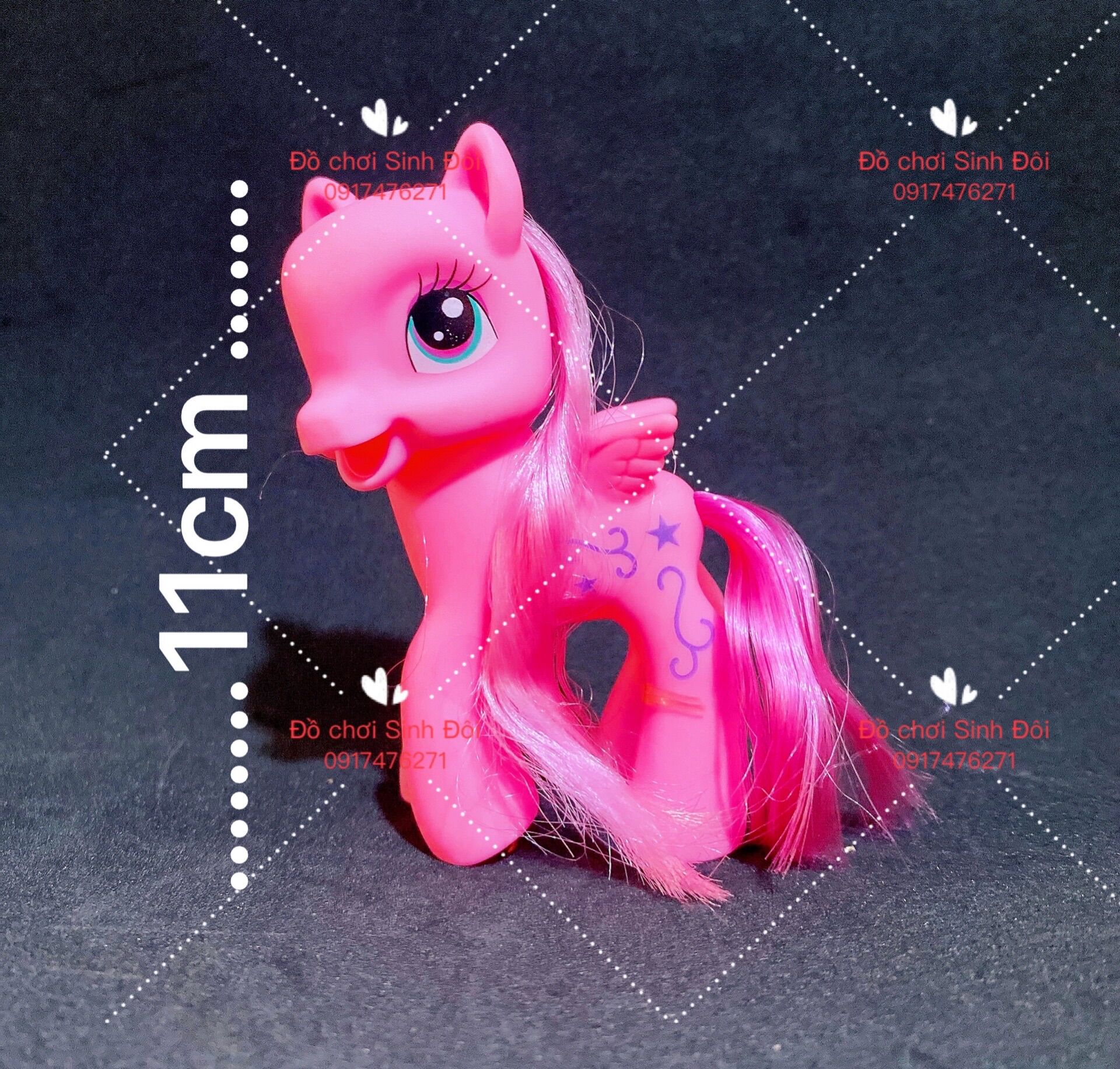Mô hình ngựa pony - combo 3 con