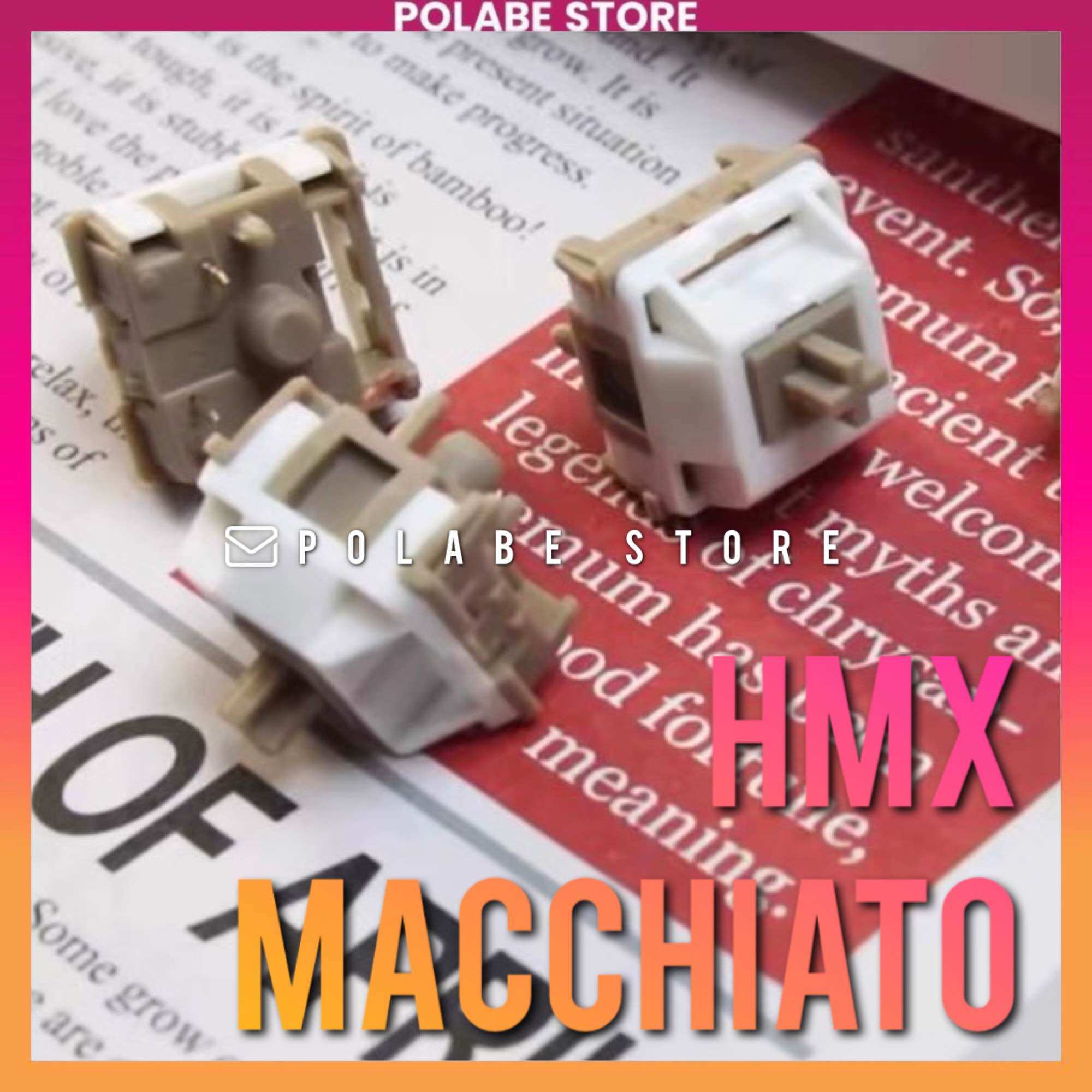 HMX Macchiato Linear switch HMX Macaron linear công tắc bàn phím cơ YG Studio Macchiato - Polabe Store