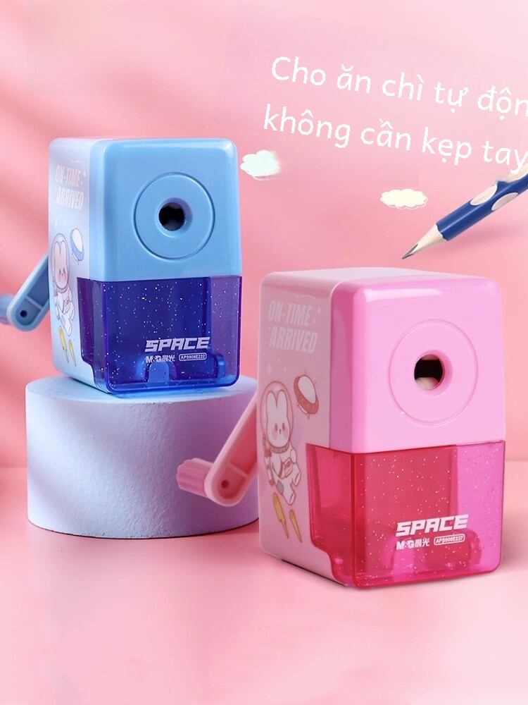 Đèn Sáng Máy Mài Bút Chì Tự Động Tay Quay Nghệ Thuật Vẽ Sinh Viên Máy Mài Bút Chì Chuyên Nghiệp Cho Trẻ Em Tiểu Học