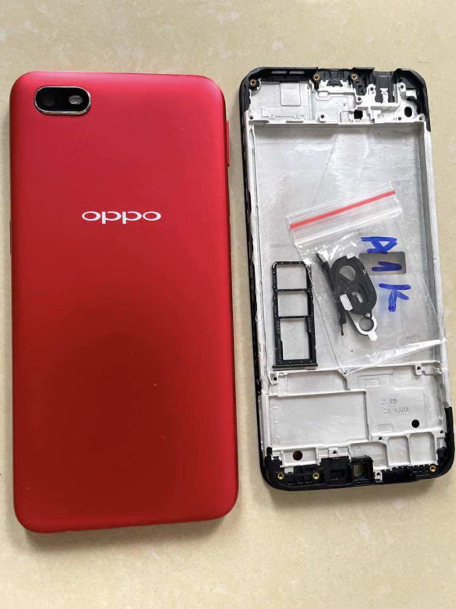 Oppo A1K Case with Camera Glass + Sim Tray