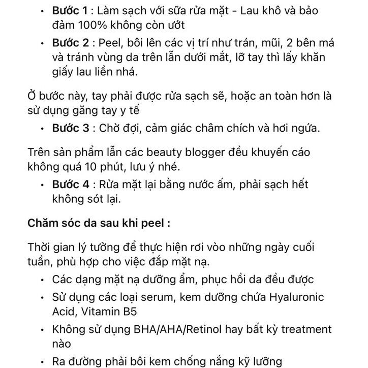 Tinh chất peeling the ordinary