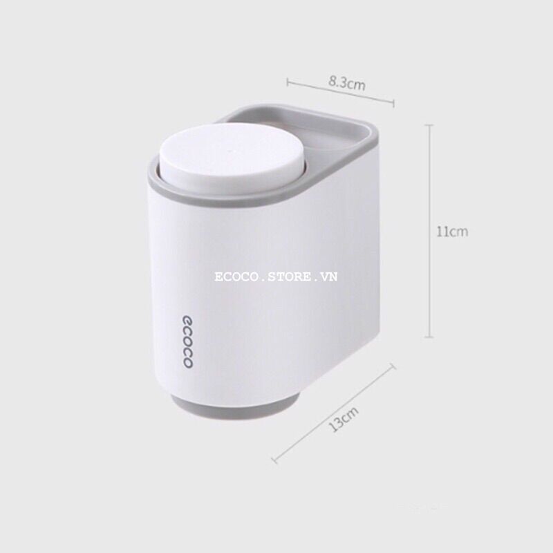 Giá cắm bàn chải đánh răng 2 cốc nam châm dán tường Ecoco - Ecoco 1905