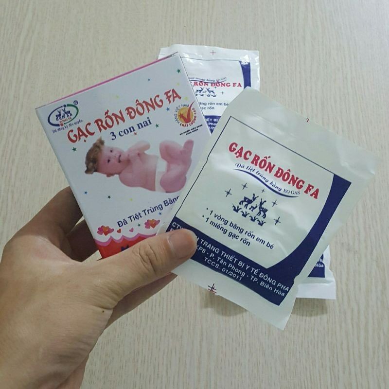 Sét 3 gạc rốn Đông Fa